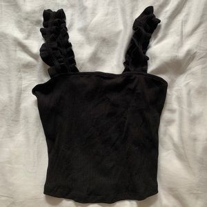 Dynamite Black Crop Top